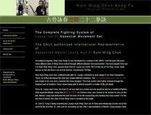 Tablet Screenshot of kulowingchun.com